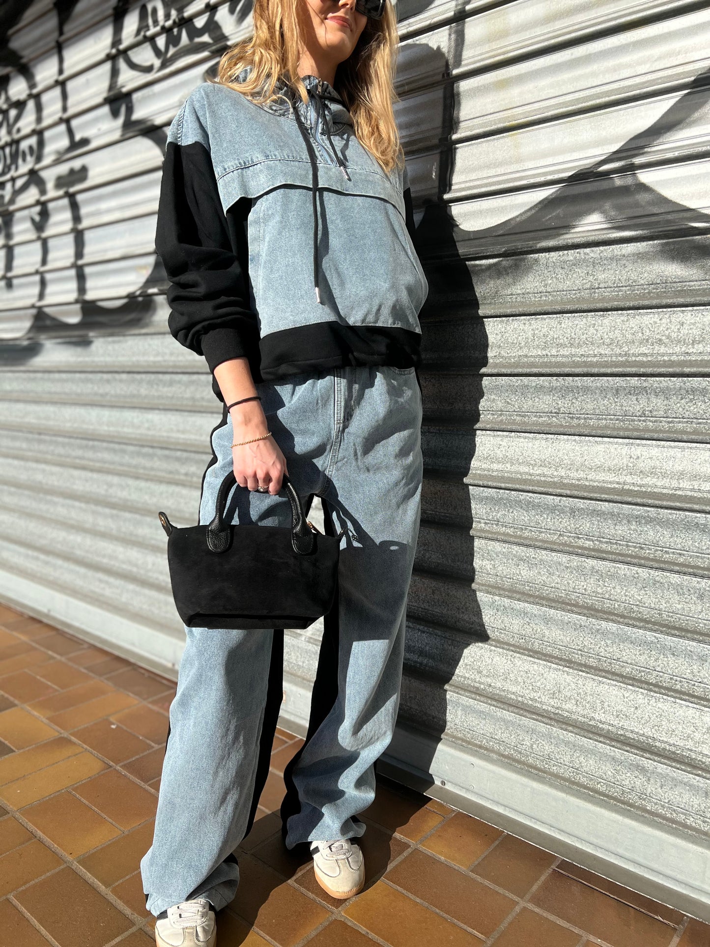 XIVA pantalon bi matière