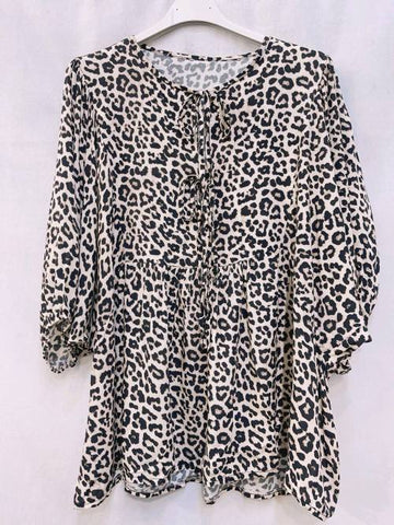 KIM blouse leopard