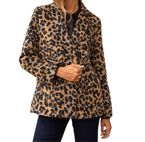 PITA blazer leopard