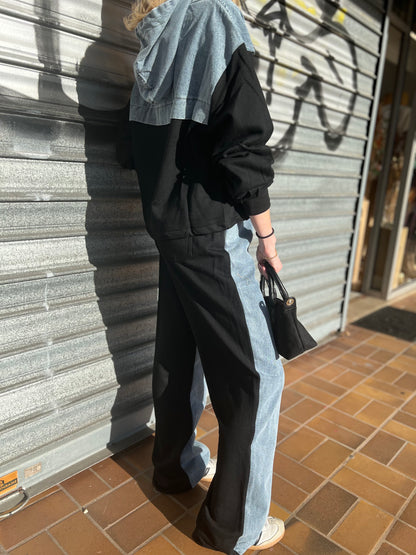 XIVA pantalon bi matière