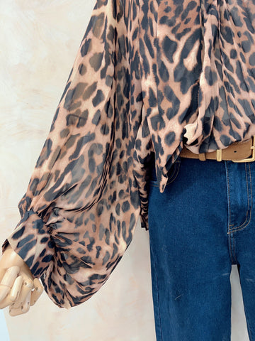TRIDA blouse léopard